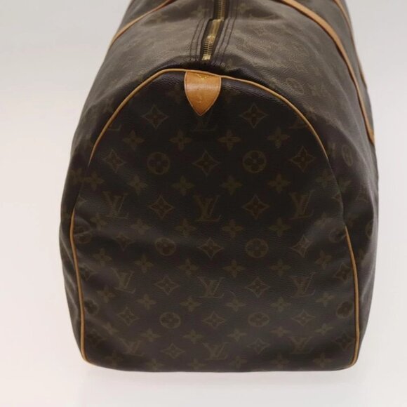 LOUIS VUITTON Monogram Keepall 60 Boston Bag M41422 LV Auth - Picture 7 of 16